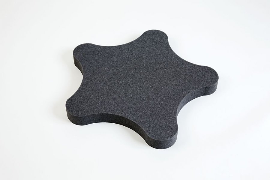 Star PU - grey anthracite 5 cm